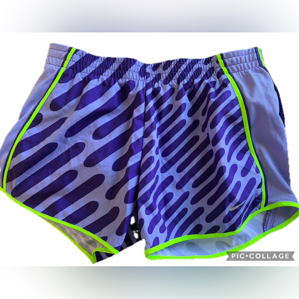 Nike Dri-Fit Purple & Green Running Shorts - NWT Small- Size XL!